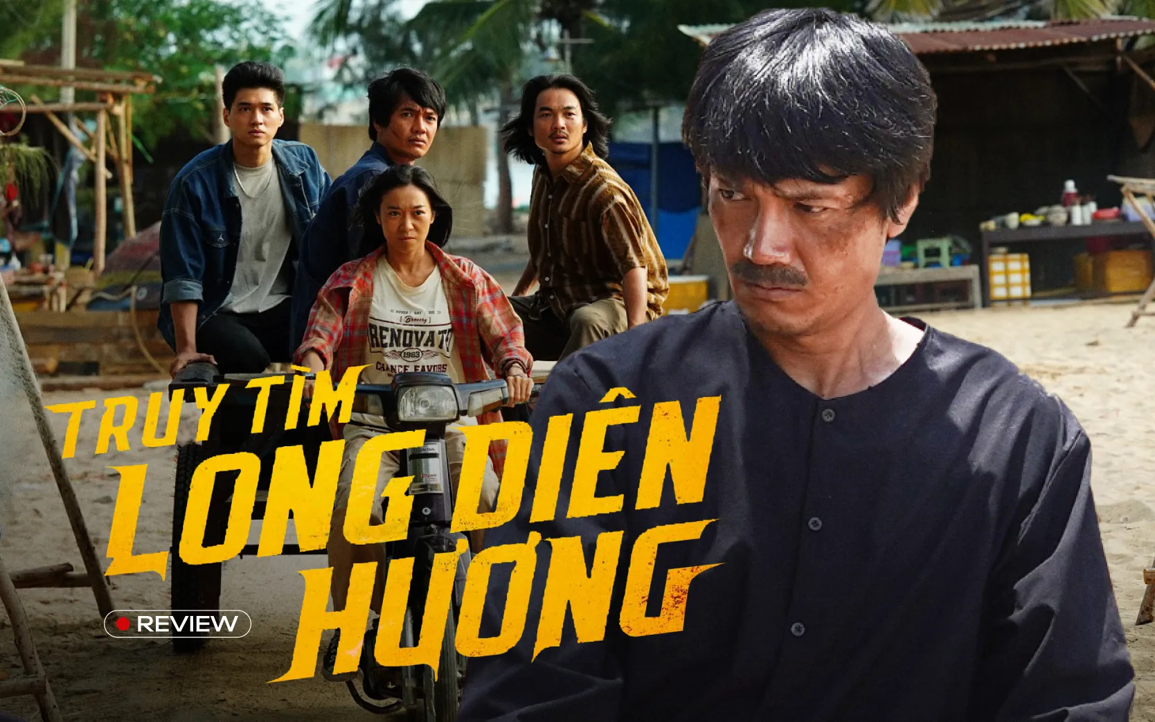 Poster phim Truy Tìm Long Diên Hương với các nhân vật chính.