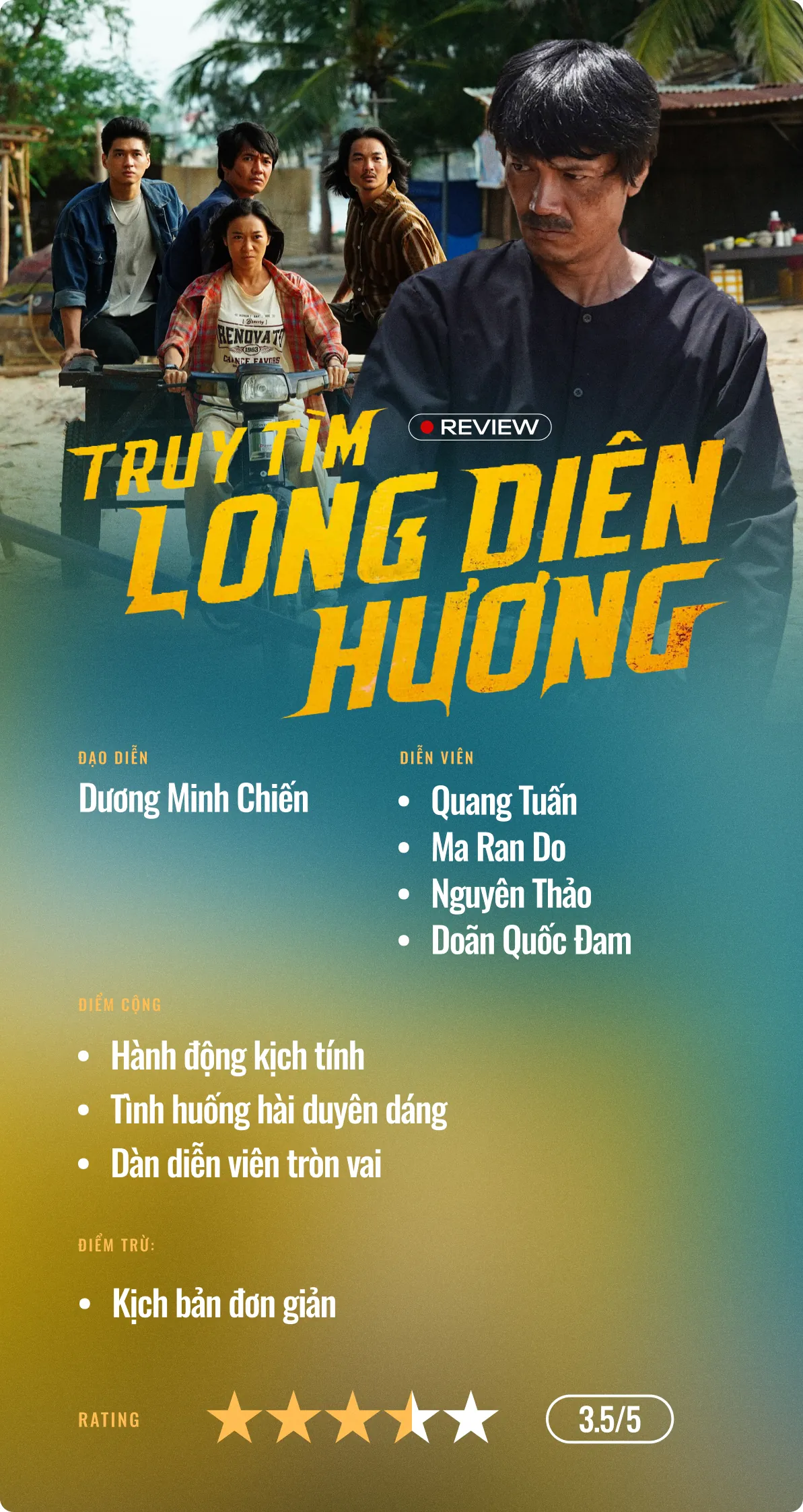 Áp phích quảng cáo phim Truy Tìm Long Diên Hương.